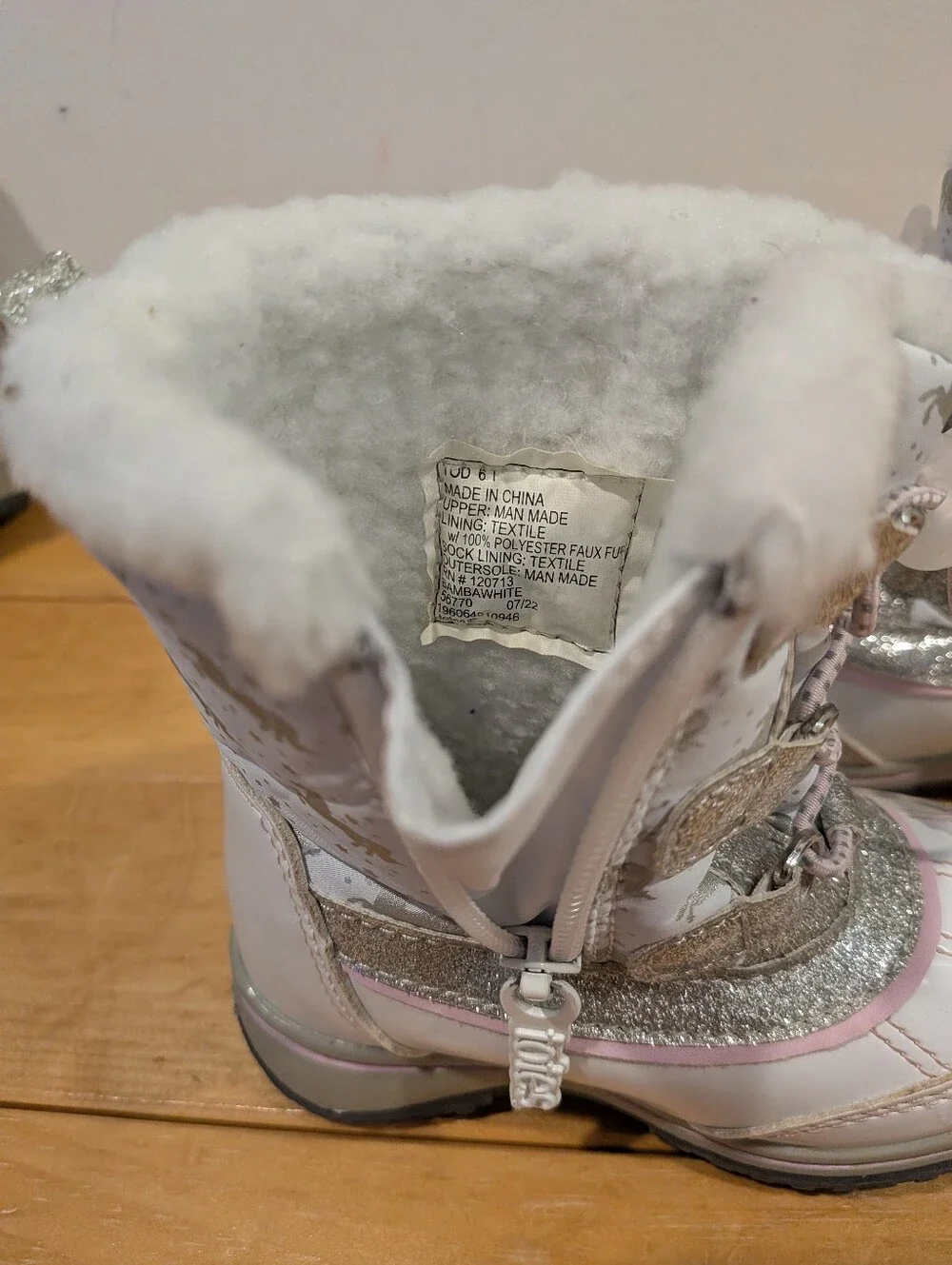 Totes Winter Boots Size 6
